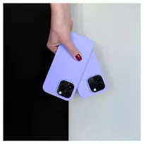 deklai iphone 14 silicone - Evelatus Apple iPhone 14 Pro Max Premium Soft Touch Silicone Case - Šviesiai Violetinė (Light Purple) - 3 nuotrauka
