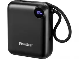 powerbank 20w - Sandberg Powerbank 10000 PD20W Connect, 10000 mAh, juodas - 5 nuotrauka