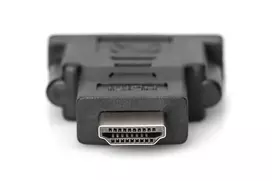 hdmi plug - Assmann Standard Adapter HDMI A/DVI-I Black - 3 nuotrauka