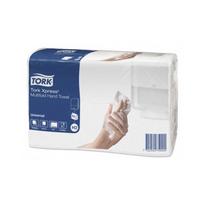 tork multifold h2 - TORK XPRESS Multifold 471146, 2 sl., 23,4 x 21,3 cm, balta sp. su lapų raštais - 11 nuotrauka