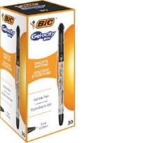 bic gel ocity - BIC Gelinis rašiklis Gel-ocity Stic 0,5 mm, Juodas (Black), 30 vnt. - 2 nuotrauka