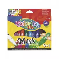 markeriai flomasteriai - COLORINO KIDS flomasteriai keičiantys spalvas, 9+1 spalvos, 34630PTR - 3 nuotrauka