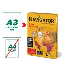 a3 popierius biuro - Navigator Colour Dokuments, A3, 120g 500 lapų - 2 nuotrauka