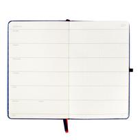 darbo kalendorius - Kalendorius - užrašinė  UNIVERSAL BLACK EDITION, PU, A5, be datų, sidabrinė - 3 nuotrauka