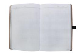 darbo kalendorius - Kalendorius - užrašinė  UNIVERSAL BLACK EDITION, PU, A5, be datų, raudona - 2 nuotrauka