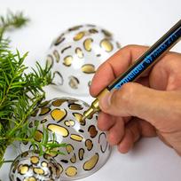 paint marker - Aliejinis žymeklis Schneider Maxx 271 auksinis - 3 nuotrauka