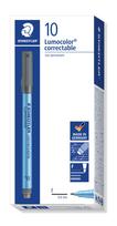staedtler staedtler - Markeris daugkartinio naudojimo sąsiuviniams. Mėlynas, plonesnis (F) - 3 nuotrauka