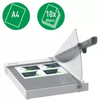 pjaustykle popieriui a4 - Giljotina LEITZ Precision Home Office A4 - 2 nuotrauka