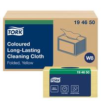 tork sluostes - Valymo šluostė Tork Premium W8, 194650, geltona (Yellow) - 6 nuotrauka