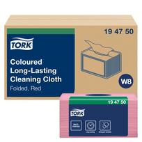 tork sluostes -  TORK PREMIUM W8, rausvos spalvos - 6 nuotrauka