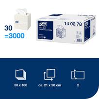 serveteles nosinaites - TORK Premium F1 veido servetėlės, 2 sl., 100 vnt., balta (White) - 5 nuotrauka