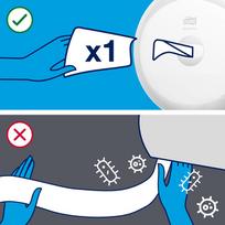 tualetinis popierius - Tualetinis popierius Tork SmartOne Advanced Toilet Roll T8 6pcs White - 3 nuotrauka