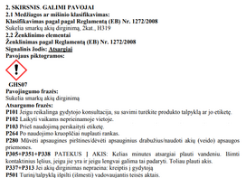 laminatas - HIGĖJA grindų ploviklis medinėms grindims ir parketui, 1 l - 2 nuotrauka