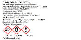 skalbimo priemones - Milteliai dėmėms šalinti HI-LABS, be chloro, 100 g - 3 nuotrauka