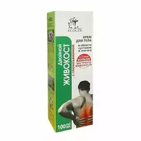 Dvoinij živokost kūno kremas su gliukozaminu, 100 ml