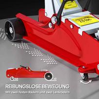 zeme lt - Automobilinis keltuvas hidraulinis 2,5 tonos 80–380 mm Raudonas (Red) - 5 nuotrauka