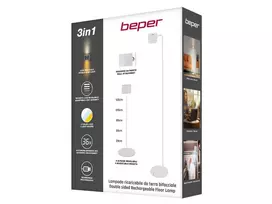 grindi lempa - Toršeras Beper P201UTP305, 2.3 W, LED, balta sp. - 2 nuotrauka