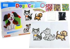 Lean Toys kūrybinis lyginimo karoliukų rinkinys Dogs&Cats 6000 vnt.