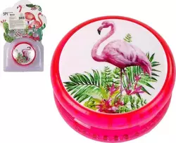 LEAN Toys Yoyo su flamingais, rožinė (Pink)