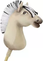 Super Hobby Horse Medinis žirgas su kotu – fjordas Premium