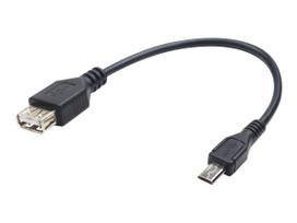 otg cable - Gembird A-OTG-AFBM-03 USB OTG AF to Micro BM Cable 0.15m - 3 nuotrauka