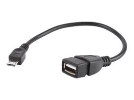 otg cable - Gembird A-OTG-AFBM-03 USB OTG AF to Micro BM Cable 0.15m - 4 nuotrauka