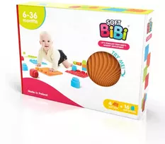 Soft BiBi sensorinių kilimėlių rinkinys su kaladėlėmis, 20 dalių