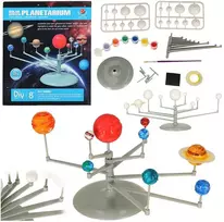 KIK kūrybinis rinkinys Saulės sistema, edukacinis 3D planetų modelis