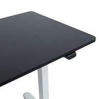 reguliuojamo aukscio stalas ergo - Kompiuterio stalas reguliuojamo aukščio Home4you Ergo Light K187072, baltas/juodas - 2 nuotrauka