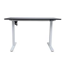 reguliuojamo aukscio stalas ergo - Kompiuterio stalas reguliuojamo aukščio Home4you Ergo Light K187072, baltas/juodas - 3 nuotrauka