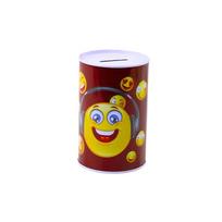 taupykle metaline - Lean Toys Vaikiška metalinė taupyklė Emotikonai Mėlyna (Blue) Ruda (Brown) - 2 nuotrauka