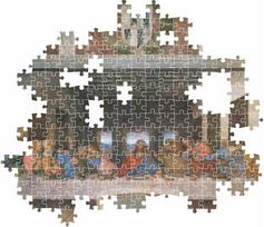 deta - Clementoni Leonardo da Vinci: Paskutinė vakarienė 39965, 1000 det. - 3 nuotrauka