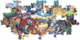 puzzle deliones 1000 - Clementoni Marvel Heroes Vs Villains 37056, 1000 det. - 2 nuotrauka