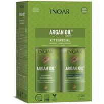 Inoar Argan Oil System Duo Kit intensyviai drėkinantis rinkinys su argano aliejumi