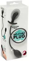 You2Toys Pripučiamas analinis kaištis Inflatable Plug Juodas