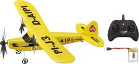 rc lektuvas - Jamara J3-CUB nuotolinio valdymo lėktuvas su giroskopu 2CH 2.4GHz - 1 nuotrauka