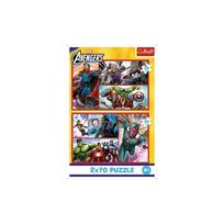 avengers - Trefl Avengers Dėlionių rinkinys, 2 x 70 det. - 2 nuotrauka