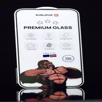 xiaomi 14 stiklas - Evelatus "Xiaomi 14 Ultra" 2.5D Pilnai Uždengtas Japan Glue Stiklas Juodas (Black) - 3 nuotrauka