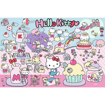 harry potter puzzle - Trefl Hello Kitty Explore The World Of Hello Kitty 23031, 300 det. - 2 nuotrauka