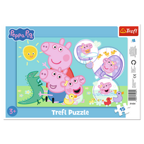 peppa pig delione - Trefl Puzzle Peppa Pig 15pcs 31276T - 2 nuotrauka