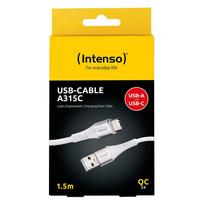 usb a to usb c 0.5m - CABLE USB-A TO USB-C 1.5M/7901102 INTENSO - 2 nuotrauka