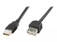 usb extension cable - ASSMANN USB extension cable type A M/F 1.8m USB 2.0 suitable black - 3 nuotrauka