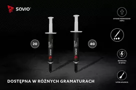termopasta topocentras - Savio TG-02 2G Savio TG-02 termopasta Šiluminė pasta 8,5 W/m·K 2 g - 4 nuotrauka