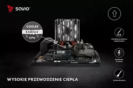 termopasta topocentras - Savio TG-02 2G Savio TG-02 termopasta Šiluminė pasta 8,5 W/m·K 2 g - 5 nuotrauka