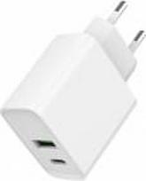 ikrovikliai type 2 - CHARGER USB UNIVERSAL QC3.0/TA-UC-PDQC20-01-W GEMBIRD - 4 nuotrauka