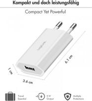 adapteris 5v - Logilink USB-A adapteris 5W 5V/1A Baltas (White) - 3 nuotrauka