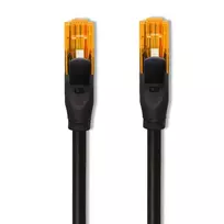 cat6 utp kabelis 15m - Qoltec UTP Patchcord Cable CAT6 2xRJ-45 15m Juodas (Black) - 2 nuotrauka