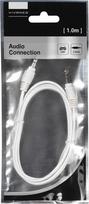 audio 3.5 mm cable - VIVANCO Audio, 3.5-3.5mm, 1 m, baltas - 2 nuotrauka