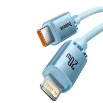 lightning to usb c 2m - CABLE LIGHTNING TO USB-C 1.2M/SKY BLUE CAJY001303 BASEUS - 4 nuotrauka