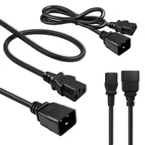 maitinimo laidas c13 - Qoltec 53991 Maitinimo kabelis UPS C20/C13 1,2 m Juoda (Black) - 2 nuotrauka